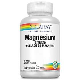 Solaray Magnesium Citrate 180 Capsules