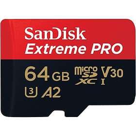 SanDisk Extreme Pro microSDXC Class 10 UHS-I U3 V30 A2 200/90MB/s 64GB