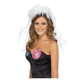 Smiffys Hen Night Veil on Headband