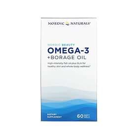 Nordic Naturals Nordic Beauty Omega-3 + Borage Oil 60 Capsules