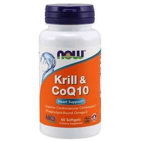 Now Foods Krill & CoQ10 60 Capsules