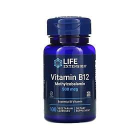 Life Extension Vitamin B12 Methylcobalamin 500mcg 100 Capsules