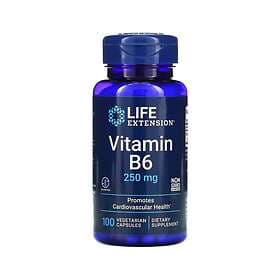 Life Extension Vitamin B6 250mg 100 Capsules