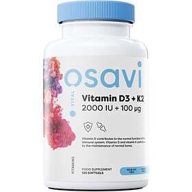 Osavi Vitamin D3 + K2 2000IU 120 Capsules