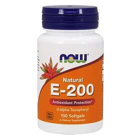 Now Foods Natural E-200 100 Capsules