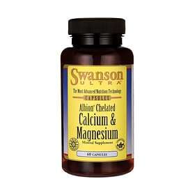 Swansons Ultra Albion Chelated Calcium & Magnesium 60 Capsules