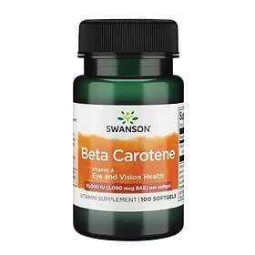 Swanson Beta-Carotene (Vitamin A) 10000IU 100 Capsules