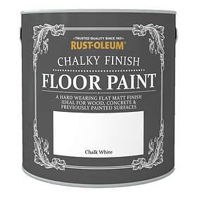Rust-Oleum Chalky Finish Floor Paint Chalk White 2.5L