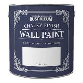 Rust-Oleum Chalky Finish Wall Paint Chalk White 2.5L