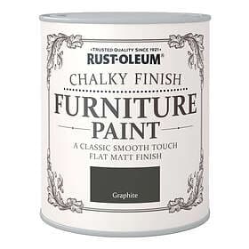 Rust-Oleum Chalky Finish Furniture Paint Graphite 750ml