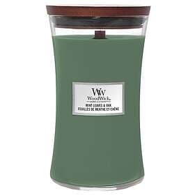 WoodWick Mint Leaves & Oak Large Scented Candle
