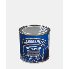 Hammerite Direct to Rust Metal Paint Hammered Silver 0.25L