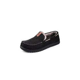 VeraCosy Faux Suede Moccasin Memory Foam Closed Back Slippers (Men's)