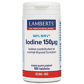 Lamberts Iodine 150mcg 180 Tabletter
