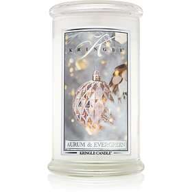 Kringle Candle Aurum & Evergreen Large Classic Jar 2 Wick Scented Candle