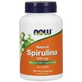 Now Foods Spirulina 500mg 120 Capsules