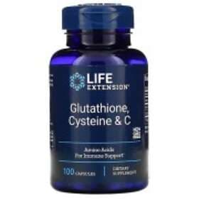 Life Extension Glutathione, Cysteine & C 100 Capsules