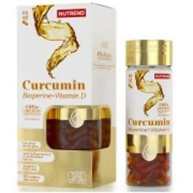 Nutrend Curcumin + Bioperine Vitamin D 60 Capsules