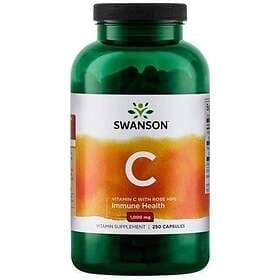 Swanson Vitamin C with Rose Hips Extract 1000mg 250 Capsules
