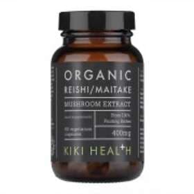 Kiki Health Reishi & Maitake Mushroom Extract Organic 60 Capsules