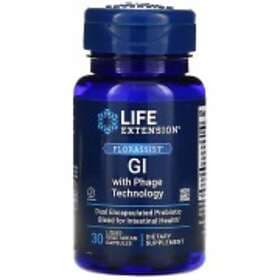 Life Extension Florassist GI with Phage Technology 30 Liquid Capsules