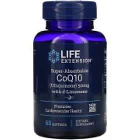 Life Extension Super Absorbable CoQ10 with d-Limonene 50 mg 60 Softgels