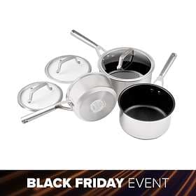 Ninja Foodi ZeroStick Stainless Steel Pan Set C63000 3 pcs