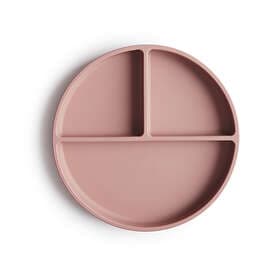 Mushie Silicone Delad Kids Plate
