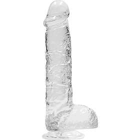 RealRock Crystal Clear Realistic Dildo 15cm