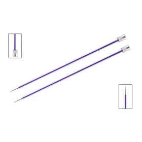 KnitPro Zing Stickor/Jumperstickor Aluminium 40cm 7.00mm