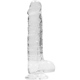 RealRock Crystal Clear Realistic Dildo 19cm