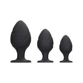 Ouch! Swirled Butt Plug Set