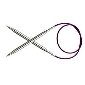 KnitPro Nova Metal Rundpinne Mässing 150cm