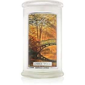 Kringle Candle Amber Wood Scented Candle 624g
