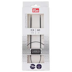 Prym Ergonomics Rundstickor Carbon 60cm 2.50mm