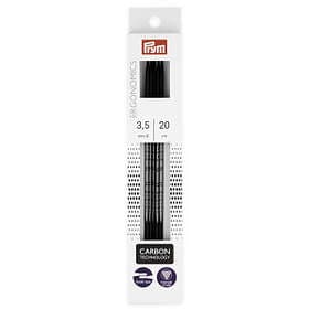 Prym Ergonomics Strumpstickor Carbon 20cm 3.50mm