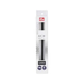 Prym Ergonomics Strumpstickor Carbon 20cm 2.00mm