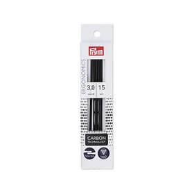 Prym Ergonomics Strumpstickor Carbon 15cm 3.00mm