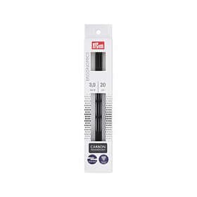 Prym Ergonomics Strumpstickor Carbon 20cm 3.00mm