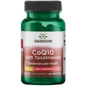 Swanson CoQ10 100mg with 10mg Tocotrienols 60 Capsules