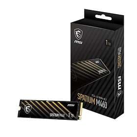 MSI Spatium M460 PCIe 4.0 NVMe M.2 SSD 1TB