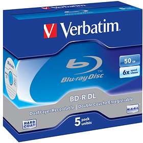Verbatim BD-R DL 50GB 6x 5-pack Jewel Case