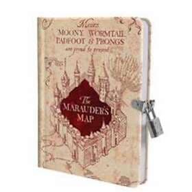 Insight Editions: Harry Potter: Marauder's Map Lock and Key Diary