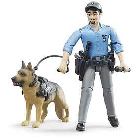 Bruder Polisfigur med hund 62150