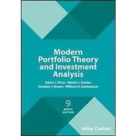 EJ Elton: Modern Portfolio Theory and Investment Analysis, Ninth Edition
