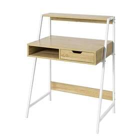 SoBuy Laptop Desk with Shelf and Drawers FWT63-N