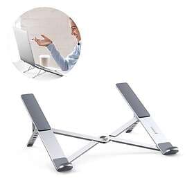 Ugreen Justerbar LP451 Stand Stativ för bärbar dator Silver