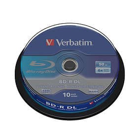 Verbatim BD-R DL 50GB 6x 10-pack Cakebox