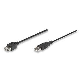 Manhattan Hi-Speed USB A - USB A M-F 2.0 1.8m