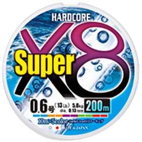 Duel Hardcore Super X8 Braided Line 0.130mm 200m Multicolored